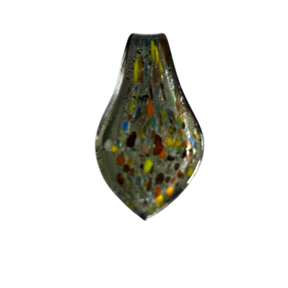 Dichroic Multicolor Glass Pendant